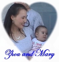 Zhou and Mary, saved from forced abortion in China
