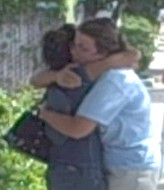 Beatrice hugs Terri, thanking her continually for saving her baby