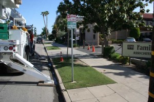 Utility truck blocks entrance to abortion chamber