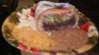 A plate of food at the Fiesta for Life, featuring tortas