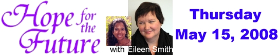 Hope for the Future banquet with Eileen Smith, May 15