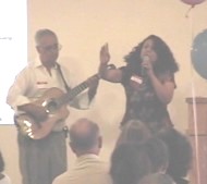 Betty Casillas singing her song 'Teach My Mother, Oh Lord'