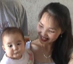 Zhou and Mary, saved from forced abortion in China.